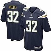 Nike Men & Women & Youth Chargers #32 Weddle Navy Blue Team Color Game Jersey,baseball caps,new era cap wholesale,wholesale hats